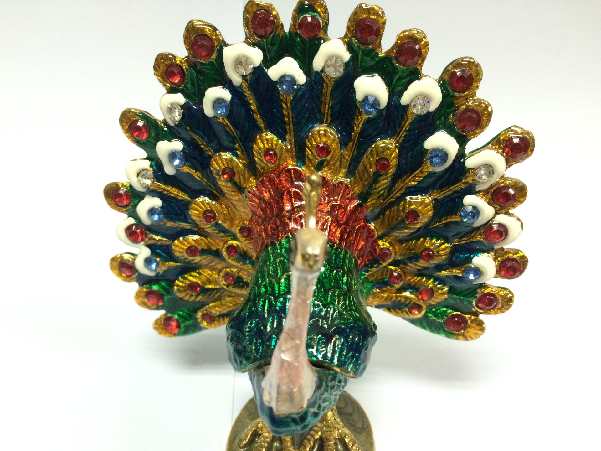 鉛錫合金孔雀工藝品 鑄就永恒之美